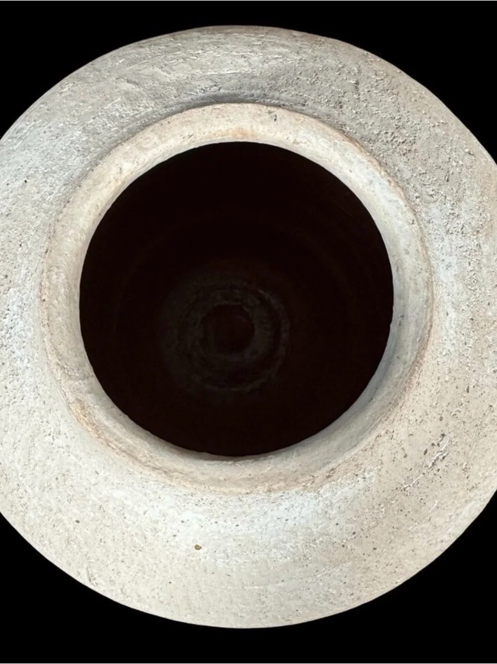 Threshold Cream Textured Round Ceramic Vase